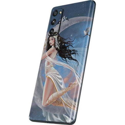 Fairy on Moon with Birds by Nene Thomas Galaxy S20 Fan Edition Skin